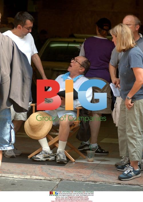 Director Sidney Lumet on set of 'Before The Devil Knows, Your Dead'