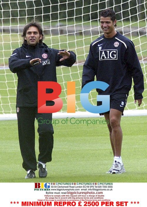 Rooney and Ronaldo Training Together