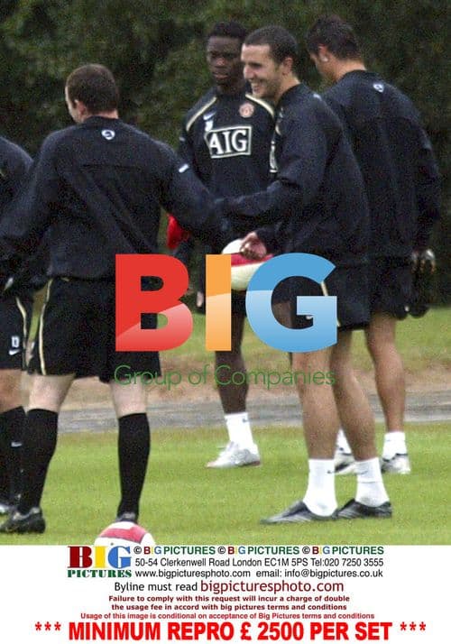 Rooney and Ronaldo Training Together