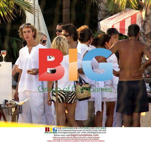 Pierre Casiraghi at P.Diddy's party