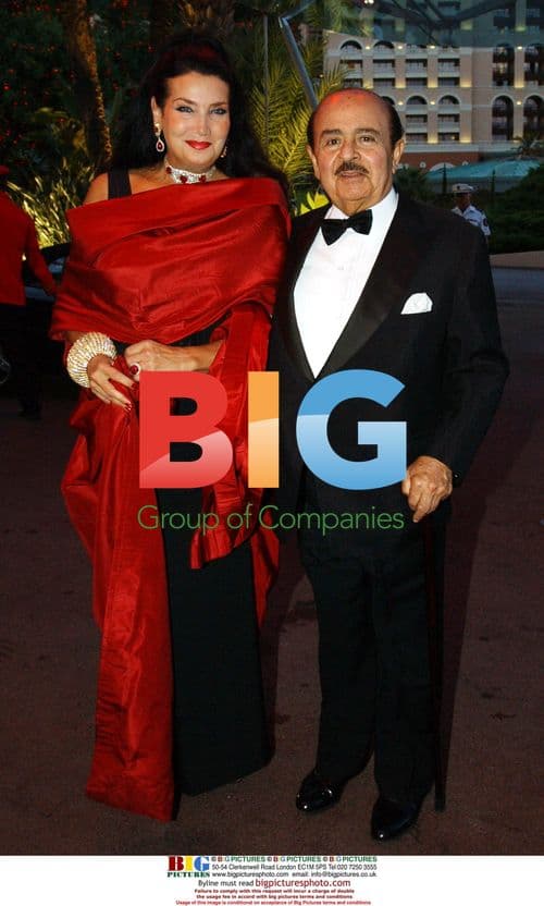 Adnan and Shahpari Khashoggi at 58th Red Cross Ball