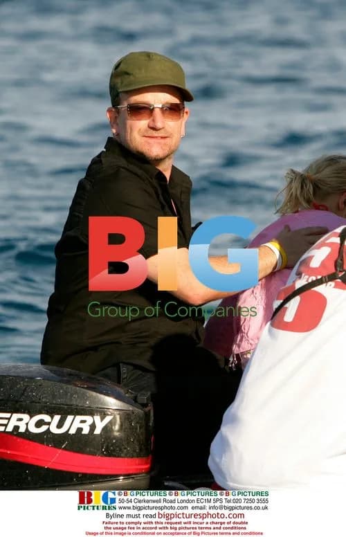 Bono in Saint-Tropez with Friends