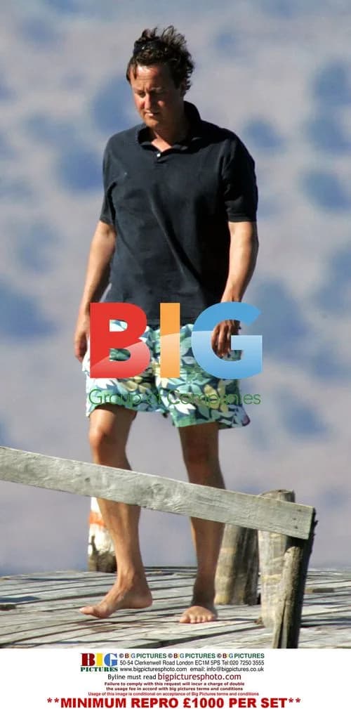 David Cameron on Family Holiday