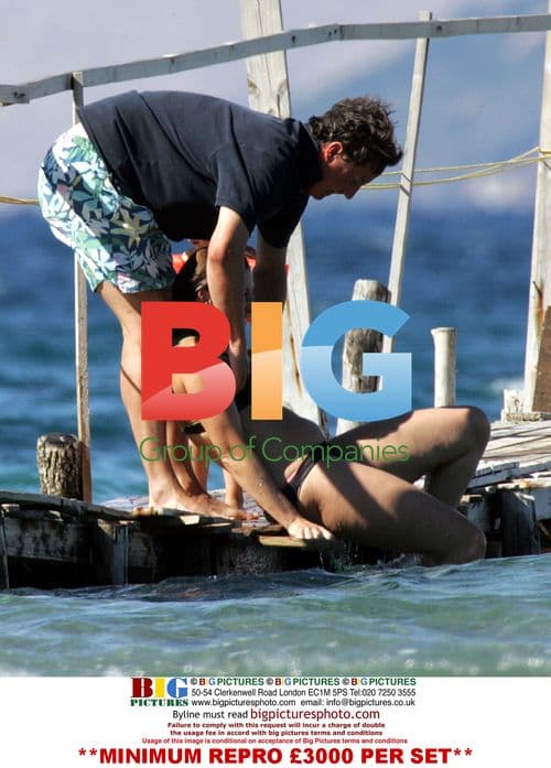 David Cameron on Mediterranean Holiday