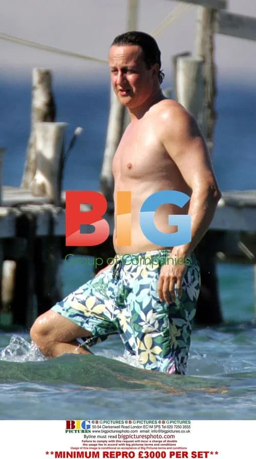 David Cameron on Holiday in Corfu