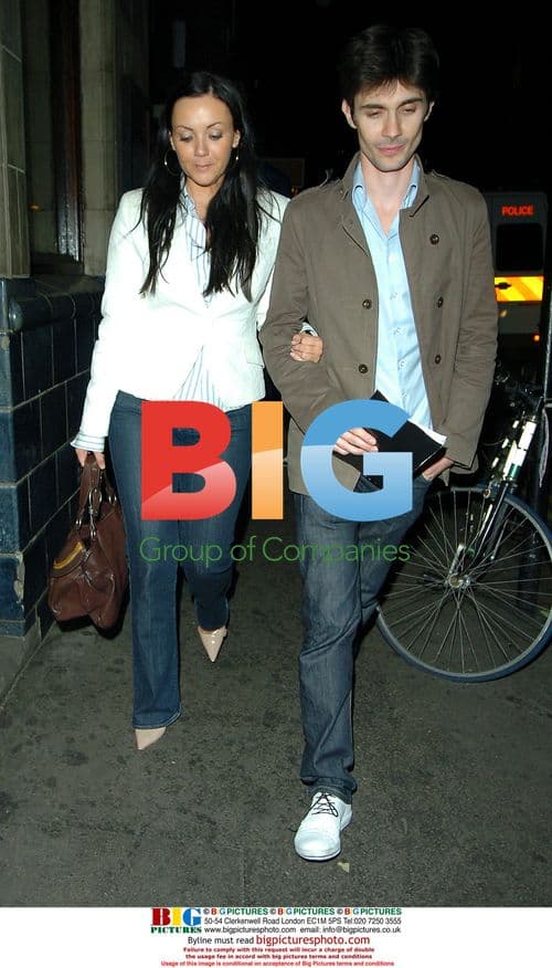 Martine McCutcheon leaving Guys and Dolls after party