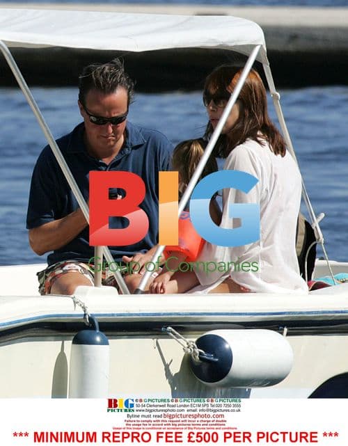 David Cameron & Family on Boat Trip