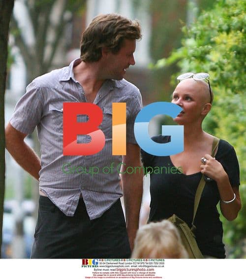 Gail Porter and boyfriend James Lloyd in London