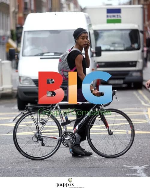 Sophie Okonedo Cycling in London