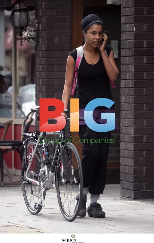 Sophie Okonedo Riding Bike in London