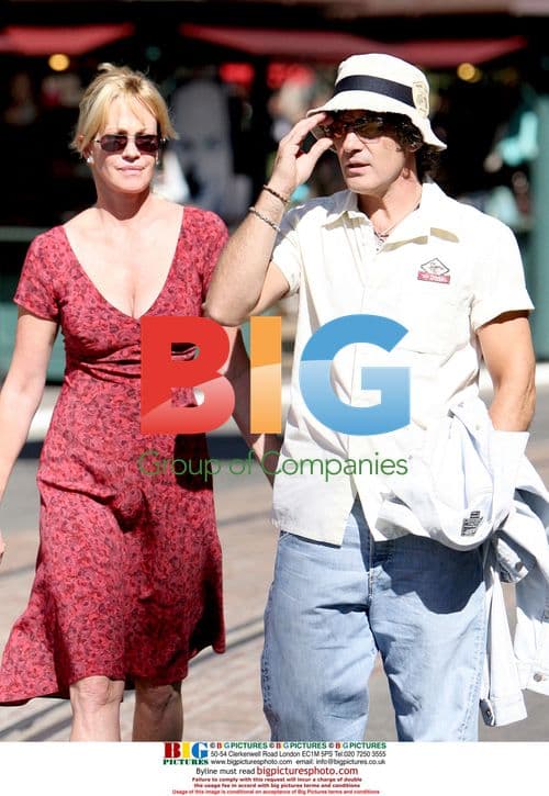 Antonio Banderas and Melanie Griffith out with daughter Stella