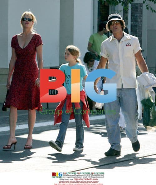 Antonio Banderas and Melanie Griffith Out with Daughter