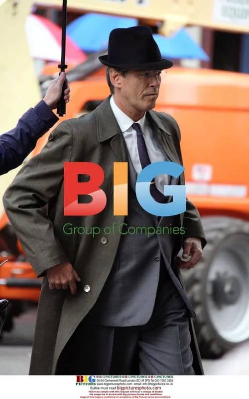 Pierce Brosnan on set of 'Marriage'