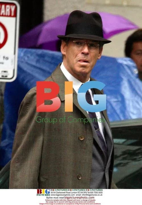 Pierce Brosnan on the Set of 'Marriage'