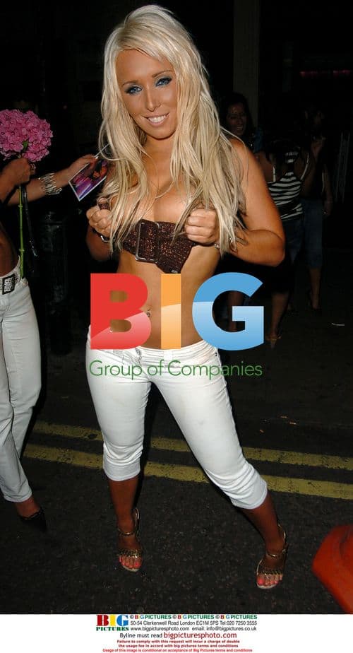 Glamour Girl Leaving London Nightclub