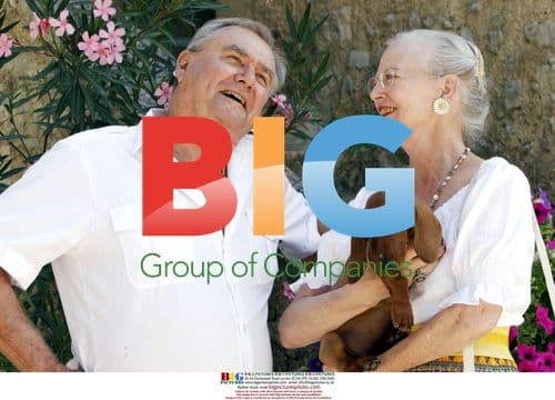 Queen Margrethe II & Prince Henrik at Summer House