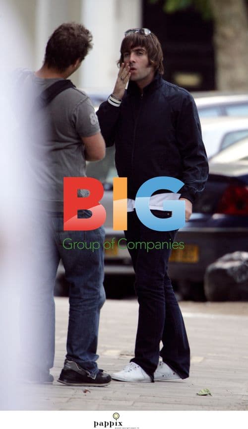 Liam Gallagher Leaving Recording Studio
