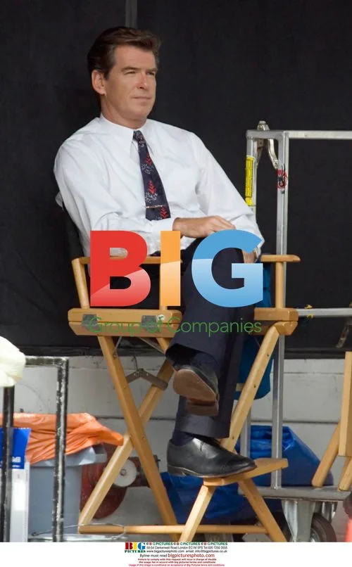 Pierce Brosnan on 'Marriage' set