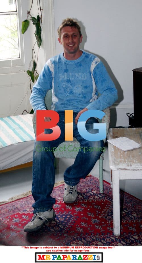 Steve Posing in Flat Before Night Out