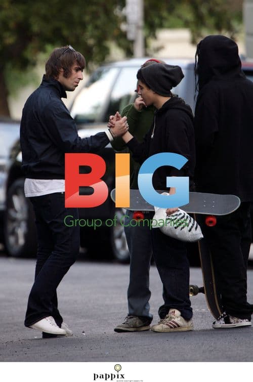 Liam Gallagher Leaving Recording Studio