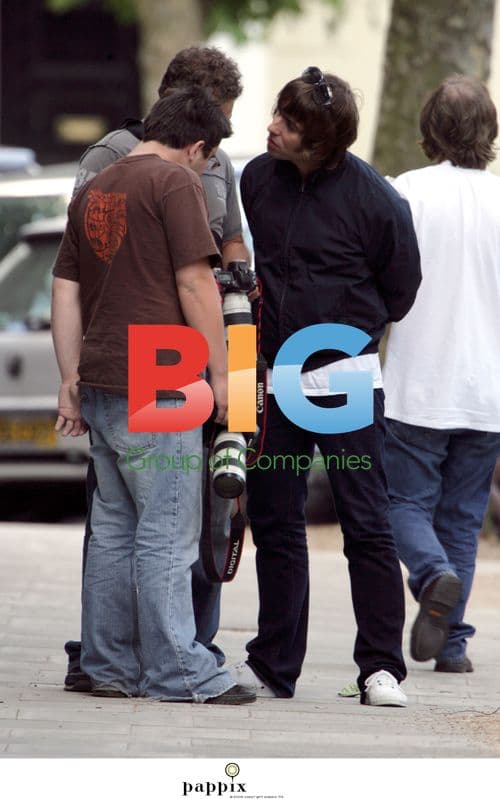 Liam Gallagher Leaving Recording Studio