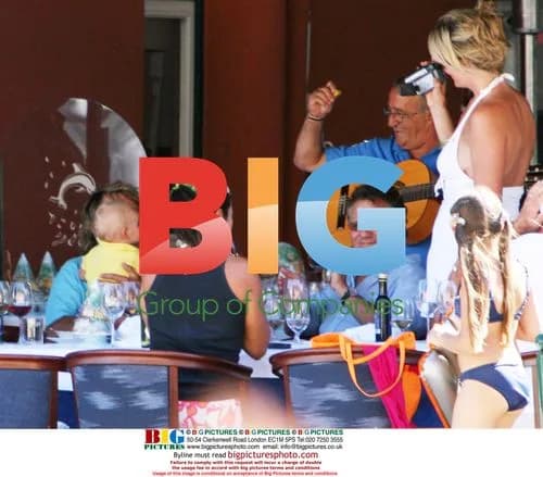 Rod Stewart and Family in Portofino