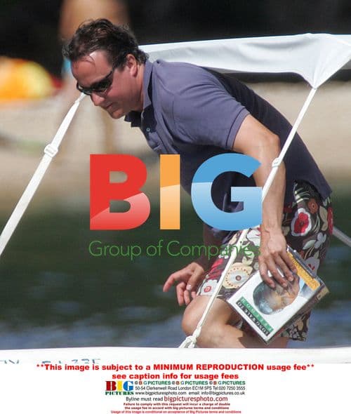 David Cameron and Family Boat Trip