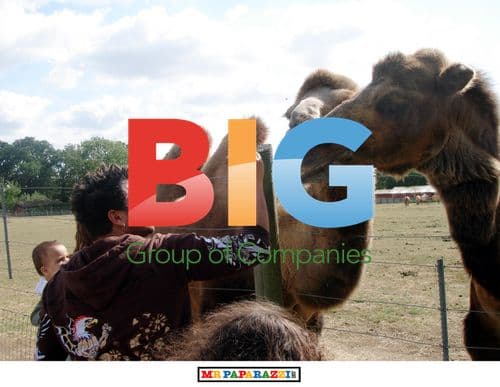 Katie Price and Peter Andre at Marwell Zoo