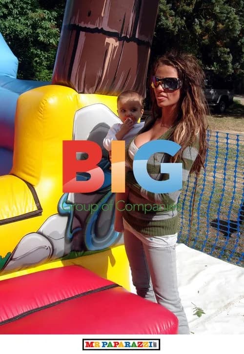 Katie Price and Peter Andre at Marwell Zoo