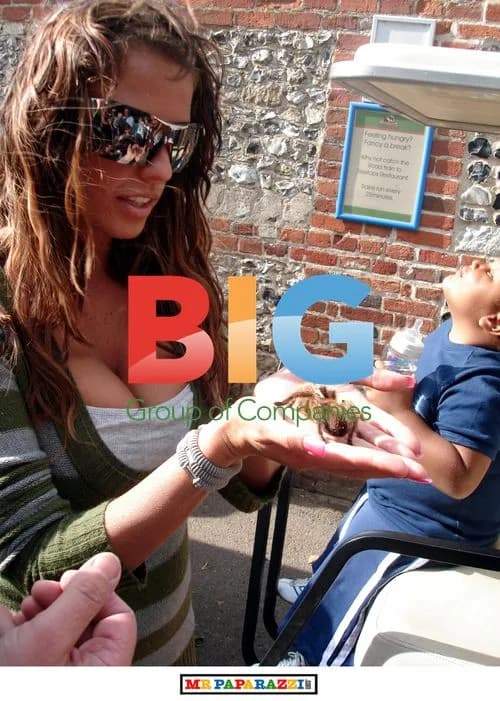 Katie Price and Peter Andre at Marwell Zoo