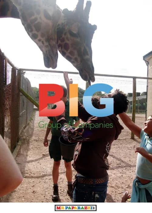 Katie Price and Peter Andre at Marwell Zoo