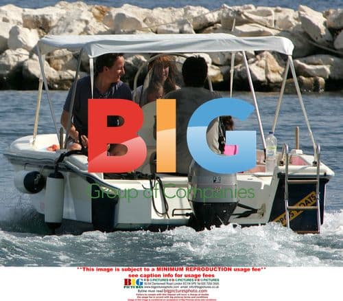 David Cameron and Family on Holiday