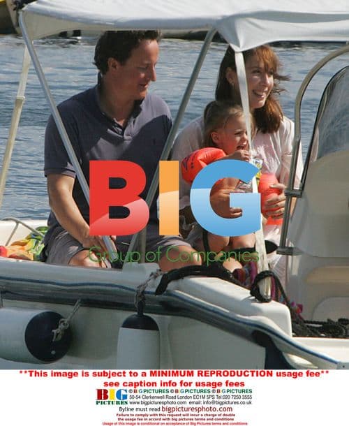David Cameron's Family Boat Trip