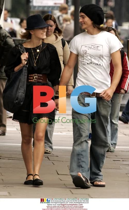 Kiera Kinghley and Rupert Friend in London