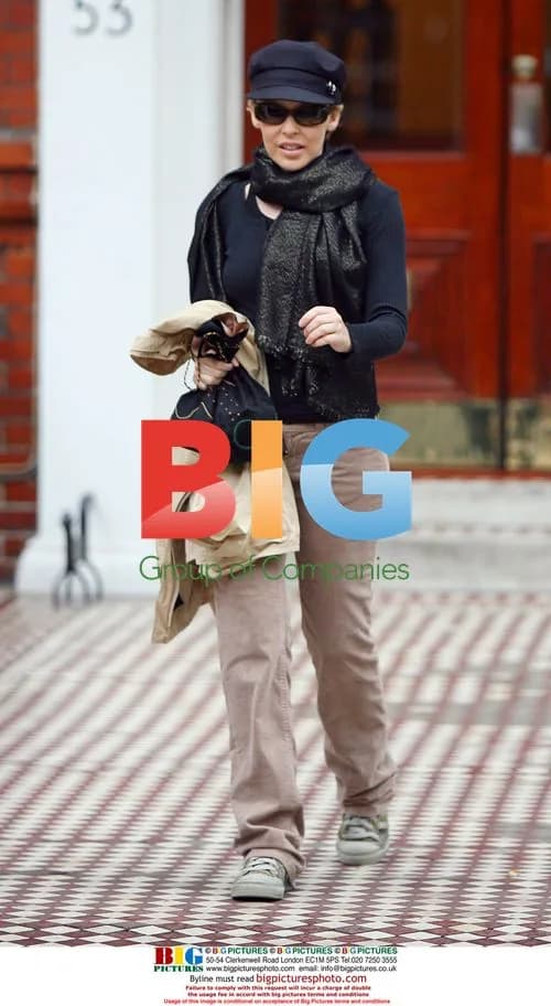 Kylie Minogue Heads to Dance Rehearsal