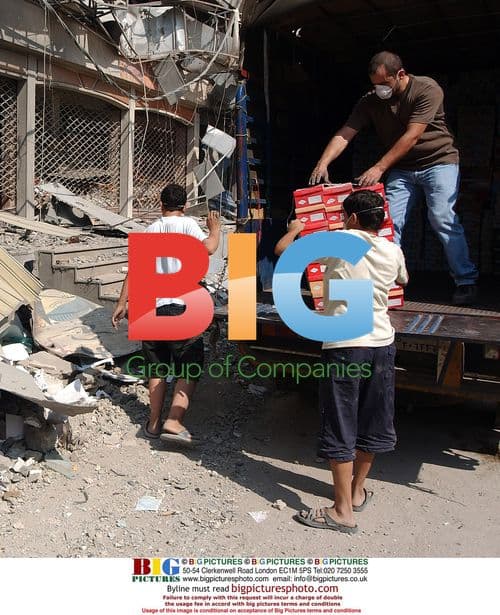 Residents Retrieve Shoes From Destroyed Shop in Beirut
