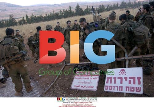 Israeli Soldiers Briefing on Lebanon Border
