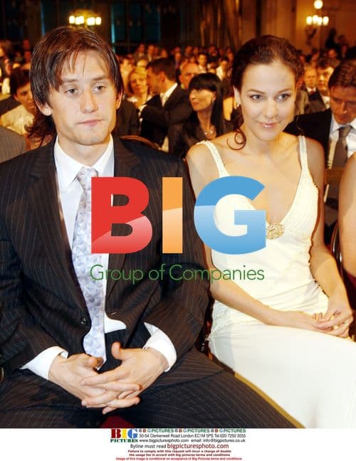 Radka Kocurova and Tomas Rosicky at Gold Ball Awards Ceremony