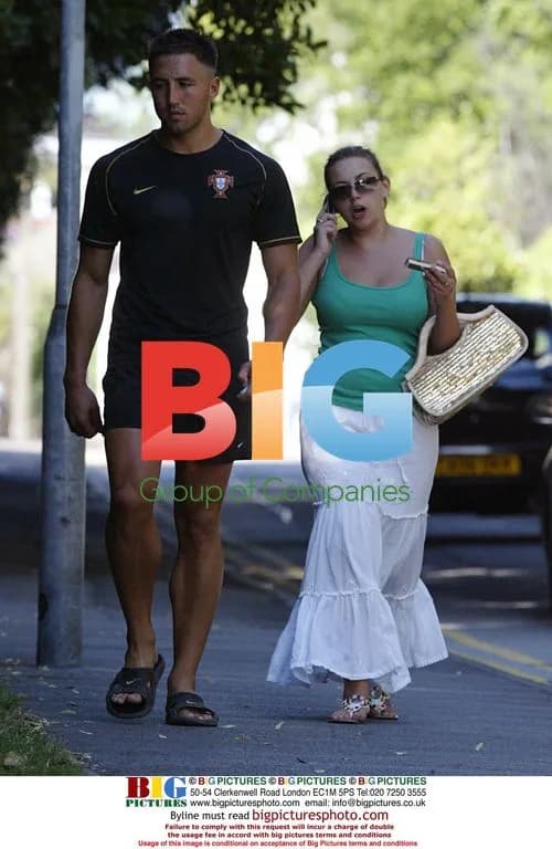 Charlotte Church & Gavin Henson Walk Together