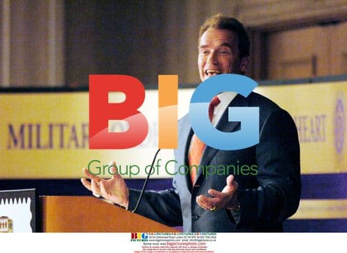 Arnold Schwarzenegger Speaks at Purple Heart Convention