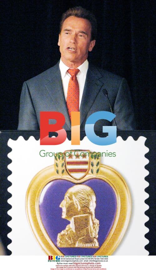 Arnold Schwarzenegger at Military Order of the Purple Heart Convention