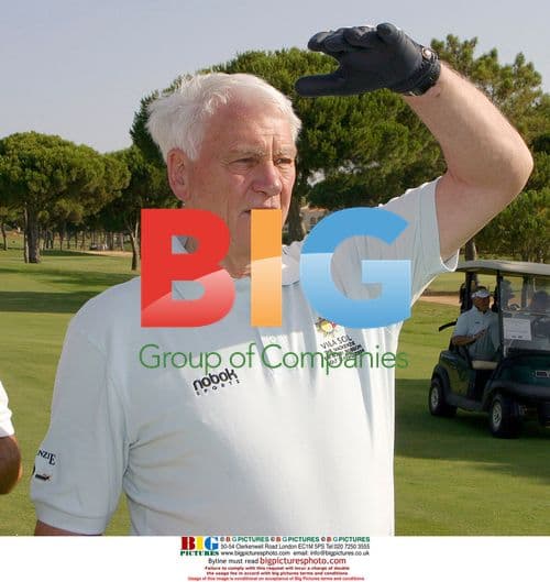 Bobby Robson playing golf in Algarve