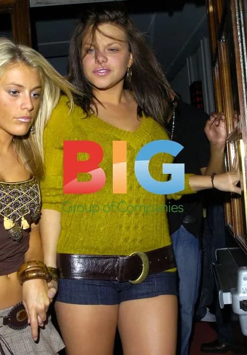 Jade Goody in Hotpants at Funky Buddha