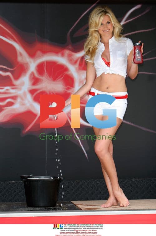 Sarah Dunn at Lynx Man Wash Launch