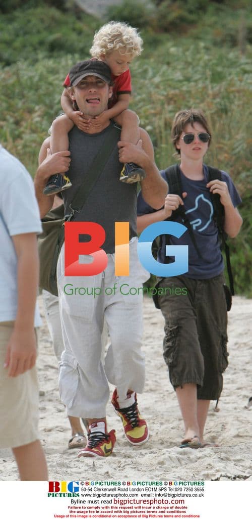 Jude Law on Vacation with Son and Ex's Husband