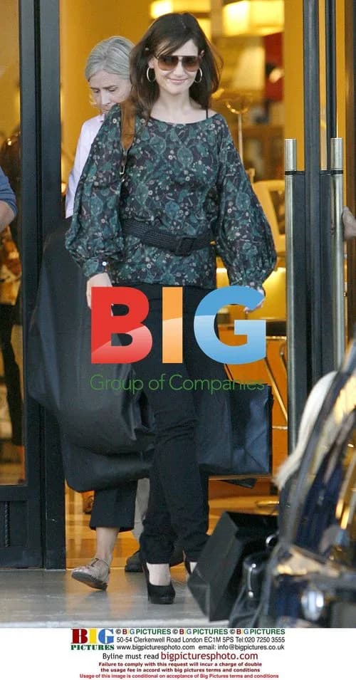 Katie Holmes Shopping in Beverly Hills
