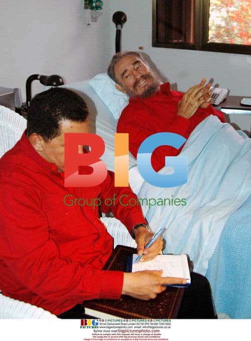 Fidel Castro and Hugo Chavez