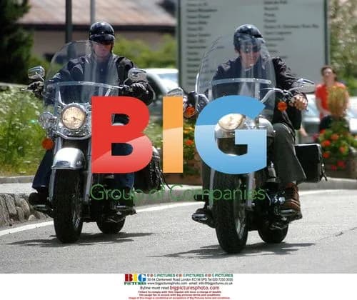 George Clooney and Randy Gerber in Bozen, Italy