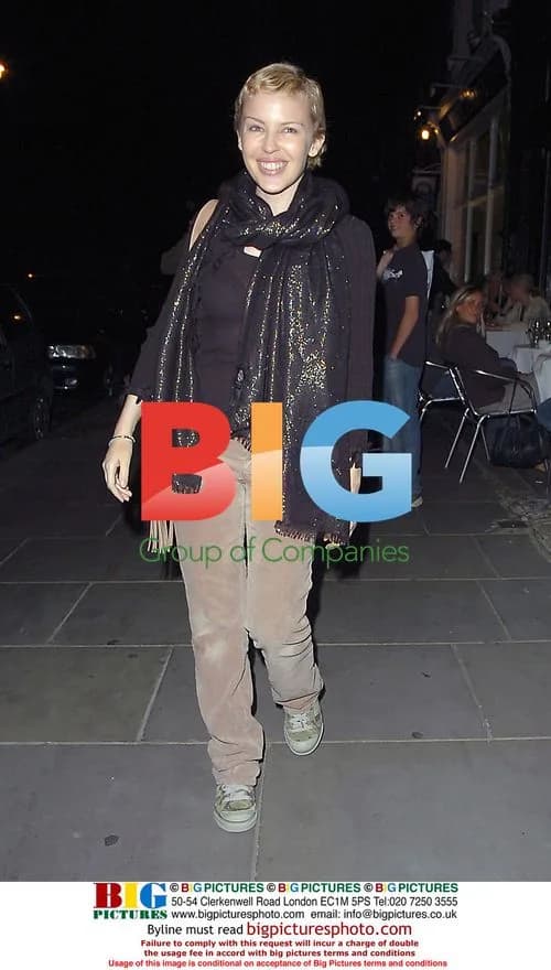 Kylie Minogue and Olivier Martinez Out in London