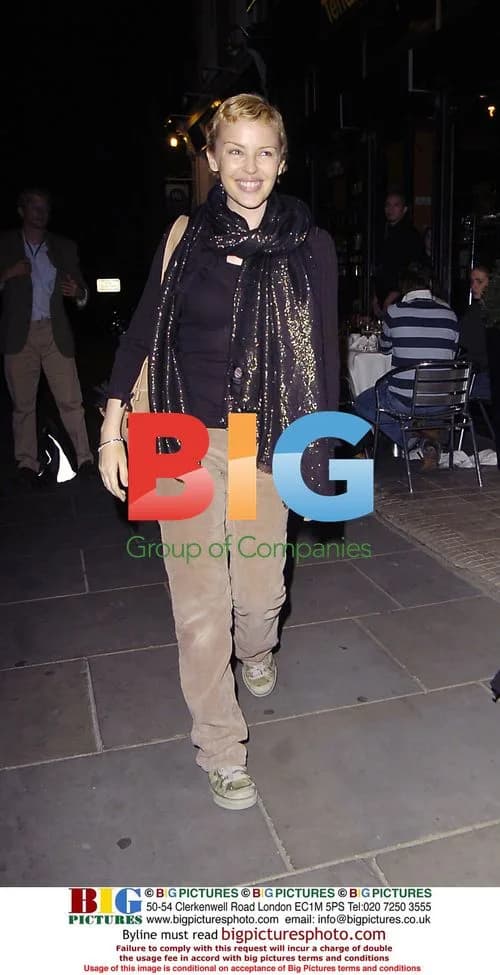 Kylie Minogue and Olivier Martinez in London